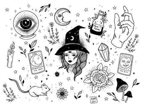 tattoo witchy|small witchy tattoo ideas.